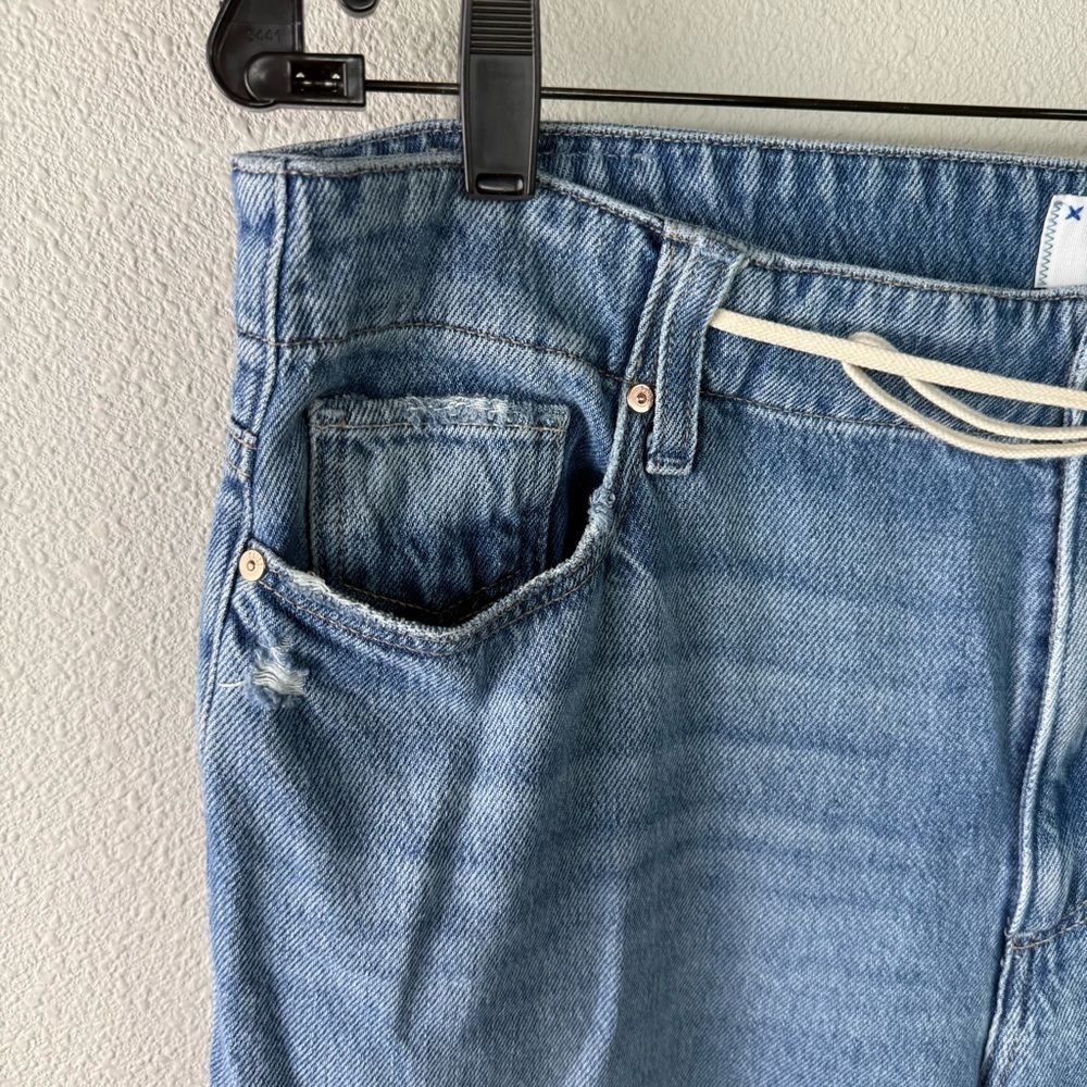 PAIGE Zoey Tie Waist Wide Leg Jeans Alaya Denim Boho Casual Women’s Size 32 - Picture 8 of 16